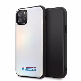 Guess GUHCN58BLD iPhone 11 Pro sidabrinis/kietas dėklas Iridescent