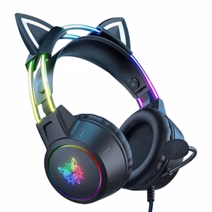 Игровая гарнитура Onikuma X15 Pro Cat (чёрная)