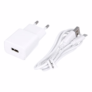 "Maxlife MXTC-01" įkroviklis 1x USB 1A + USB-C kabelis