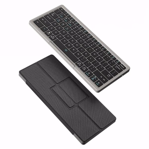 Dux Ducis Ok Series belaidė Bluetooth klaviatūra su jutikliniu pulteliu juoda