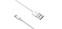 Devia kabelis Smart EC080 USB - Lightning 1,0 m 2,1A baltas