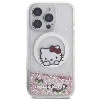 Hello Kitty Skystas Blizgesys Sweet Kitty Bows Magnetinis Dėklas iPhone 16 Pro Max - Baltas
