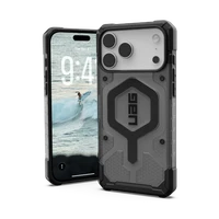 UAG Pathfinder Clear MagSafe Dėklas iPhone 17 Pro Max - Gray/Juodas