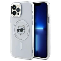 Karl Lagerfeld IML Metalinė Choupette galva MagSafe dėklas iPhone 12 - baltas