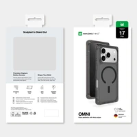 AmazingThing Omni dėklas telefonui iPhone 17 Pro, suderinamas su MagSafe - juodas