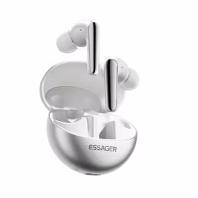 Bluetooth ausinės Essager "TWS" baltos (dvigubas triukšmo slopinimas / Bluetooth 5.3)