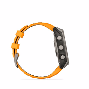 Išmanusis laikrodis Garmin Fenix 8 Sapphire oranžinis