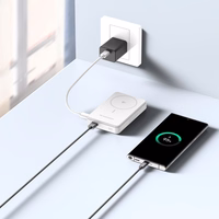 Wozinsky WLWP-10KA0Y3WS 22.5W PD Qi2 10000mAh su stovu Išorinė baterija (f) - balta