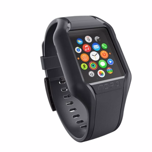 Incipio NGP lanksti apyrankė, skirta 38 / 40 / 41 mm Apple Watch, dūminė