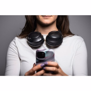 Belaidės ausinės ant ausų Forcell F-Audio TWS Vibe ANC + TUYA APP juodos