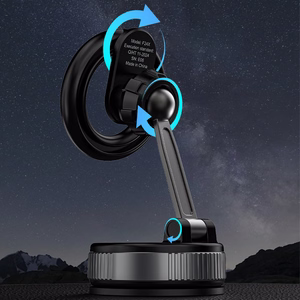 Dudao F24X MagSafe Compatible Car Holder with Suction Cup - Juodas