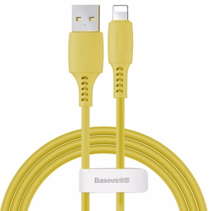USB Кабель Baseus "Colorful" жёлтый Lightning 120cm