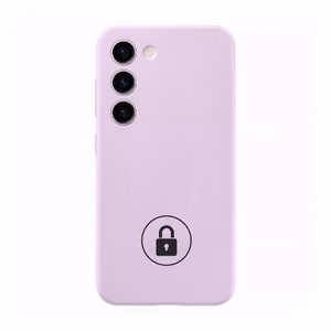 Telefono dėklas Silicone Cover skirtas Samsung S911 S23 / Levandų / pakuotėje