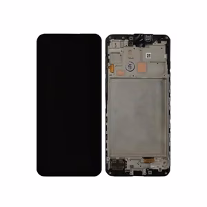Ekranas Samsung A166 A16 5G su lietimui jautriu stikliuku ir rėmeliu originalus Black (service pack)