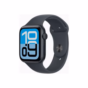 Apple (Apple Watch SE 3 GPS + Cellular 44mm Midnight Aluminium Case with Midnight Sport Band - M/L)