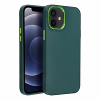 FRAME dėklas telefonui IPHONE 12 Mini žalia