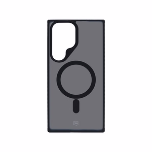 3mk dūminis magnetinis dėklas telefonui su MagSafe Samsung Galaxy S24 Ultra - pusiau skaidrus
