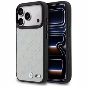 BMW M Shape Logo MagSafe Dėklas for iPhone 17 Pro pilkas