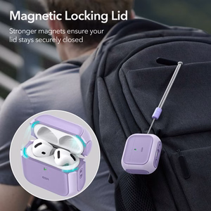 ESR Orbit Halolock Magnetinis dėklas Apple AirPods 4 - violetinis