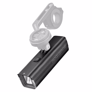 Rockbros RHL1500 priekinis dviračio žibintas 5000mAh 1500lm IPX6 - juodas