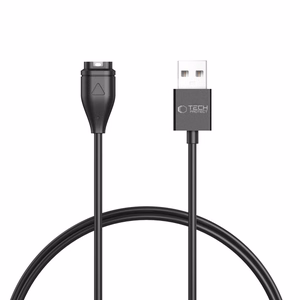 Tech-Protect MC04 UltraBoost USB-A laidas Garmin laikrodžiui 1m - juodas