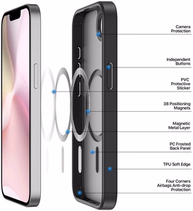 Dėklas Dux Ducis Yind Apple iPhone 16e juodas