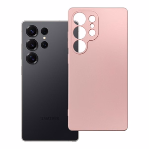 METALLIC dėklas telefonui SAMSUNG S25 Ultra rožinis