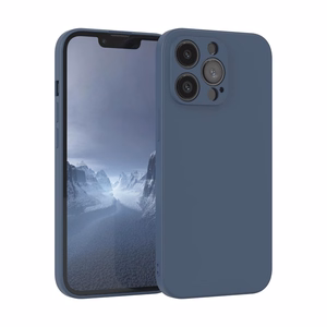 Dėklas Liquid Silicone 1.5mm Xiaomi Redmi Note 15 4G/Redmi Note 15 5G tamsiai mėlynas