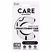 CARE by PanzerGlass Flagship Urban dėklas telefonui iPhone 16 6.1" Magnetinis 1357