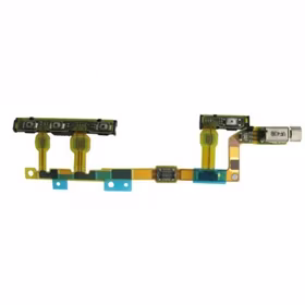 Lanksčioji jungtis skirta Sony Xperia Z3 Compact D5803 pagrindinė su mygtukais ir vibratoriumi originali