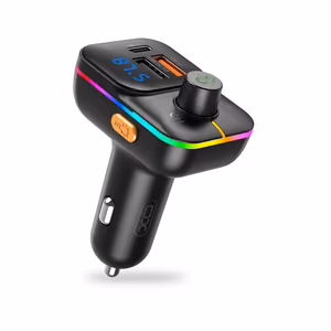XO siųstuvas FM BCC09 "Bluetooth" MP3 automobilinis įkroviklis 25W juodas