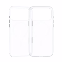 Benks magnetinis skaidrus dėklas telefonui Iphone 17 Pro Max (su fotoaparato valdymo mygtuku)