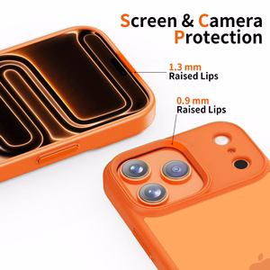 Tech-Protect MagMat dėklas iPhone 17 Pro oranžinis matinis