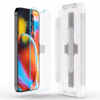 Spigen Glas.tR EZ Fit grūdintas stiklas iPhone 13 / 13 Pro / 14 / 16e – 2 vnt.