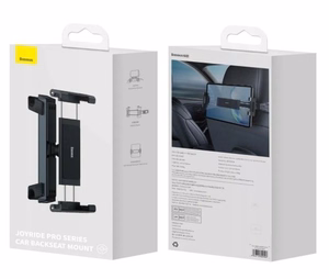 Planšetės laikiklis automobiliui ant galinės sėdynės Baseus JoyRide Pro (juodas)