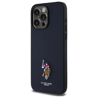 US Polo USHCP15XPEMV iPhone 15 Pro Max 6.7" tamsiai mėlynas Siuvinėta DH spalva