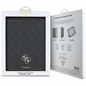 Guess GUFC11RM24PS4SGK iPad Air 11" 2024 чёрный/чёрный Magnetic 4G Big Logo