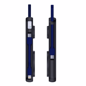 3mk PastelUp 10000mAh 22.5W USB 1A1C Išorinė baterija (f) - juoda