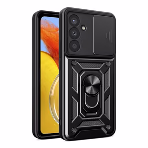 Hybrid Armor Camshield dėklas skirta Samsung Galaxy A37 juodas
