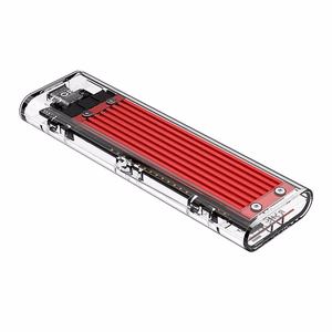 Orico TCM2-C3 M.2 NVME į USB-C 10Gb/s diskų įrenginys - raudonas