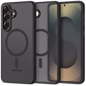 Tech-Protect MagCam MagSafe Dėklas for Samsung Galaxy S26 - juodas and raudonas