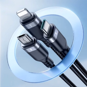 USB laidas Joyroom 3in1 / S-1T3018A18 juodas 120cm