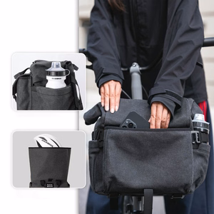 Rockbros H46 Backpack Saddlebag Handlebar Bag - Gray