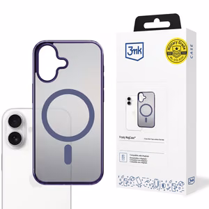 Чехол 3mk Frosty MagCase для iPhone 17 - фиолетовый