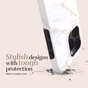 MIO White Marble Magsafe Dėklas iPhone 16 Plus
