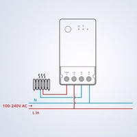 SONOFF POWR316 išmanusis 1 kanalo jungiklis Wi-Fi su elektros sąnaudų apskaita