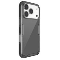 Nillkin Nature TPU Pro dėklas telefonui iPhone 17 Pro - pusiau skaidrus juodas