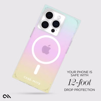 dėklas-Mate BLOX MagSafe - iPhone 15 Pro dėklas (Rainbow Frosting)