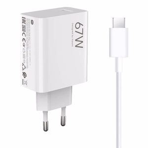 Įkroviklis Xiaomi HyperCharge Combo 67W USB-A baltas BHR9465EU