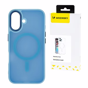 Wozinsky madingas dėklas su MagSafe Samsung Galaxy S24 FE – mėlynas